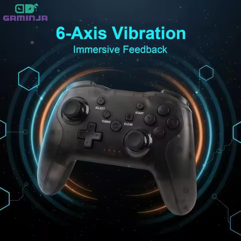 GAMINJA MG25Z Wireless Controller Bluetooth Gamepad For Nintendo Switch PS3 PC Joystick Dual Vibrati