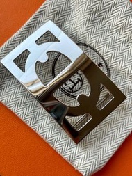 Hermes 男庒32mm皮帶