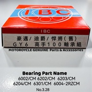 IBC Bearing Haomai.gy6.Dijue.t Titans (Old).Ruyi Ez.mood 100.Big-Eyed Rear Gearbox Bearing. 6-Piece 
