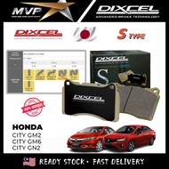 Honda City GM2 GM6 GN2 TMO T9A Dixcel Original Brake Pad Type S 700°C Degree Mid-range sporty brake 