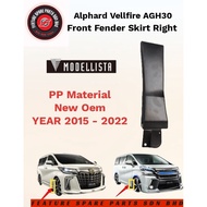Alphard AGH30 2018 Modellista Fender Skirt Front Right / Vellfire 2018 AGH30