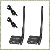 (DXCP) 2.4G Audio Extensor Wireless Audio TX & RX 50M Lan Audio Extender Splitter