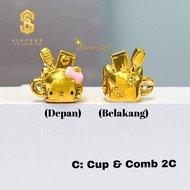Sincere Store Emas 916 5G Bead Etty 2C | Emas 916