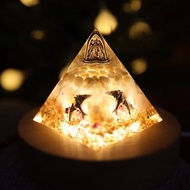 【畢業禮物】婚禮的祝福奧剛大金字塔小夜燈-水晶療癒