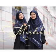 ❤ (READYSTOCK) TUDUNG BAWAL COTTON MERDEKA 2022 HIJAB GALERIA BIDANG 60 ❤