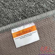 Tren-D-rugs plain carpet for minimalist living room, anti-slip 100x150 JS88