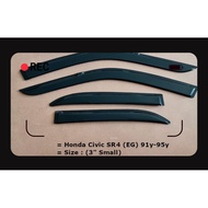 Honda Civic SR4 (EG) Sedan 91y-95y Door Visor