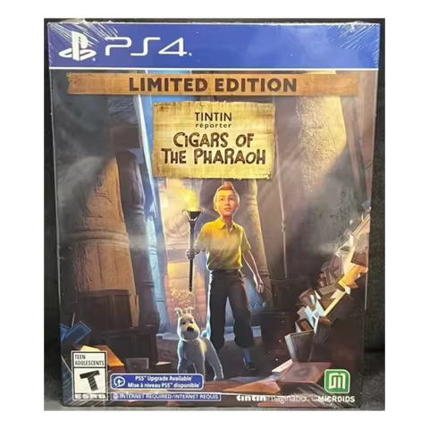 Tintin Reporter Cigars of the Pharaoh New Game CD For Sony PS4 Playstation4 Game Discs Playstation 4