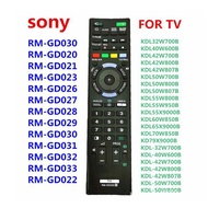 SONY remot control RM-GD030 RM-ED047 For SONY Smart TV Remote Control RM-GD023 GD033 RM-GD031 RM-GD032 RM-GD027 For KDL32W700B KDL40W600B KDL42W700B KDL-55W800B, KDL-55W950B SONY RM-ED047 Bravia TV KDL-40HX750 KDL-46HX850 KDL-22BX320 KDL-22BX321