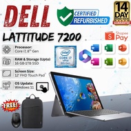 Dell Latitude 7200 2-in-1 Laptop Intel Core i7 8th Gen | 16GB RAM | 512GB SSD | Touchscreen | Window