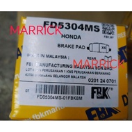 Honda HRV brake pad rear FBK
