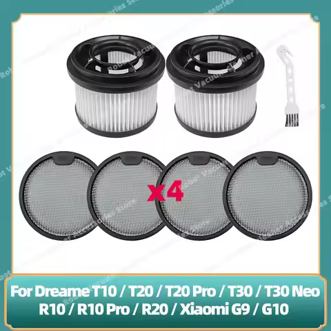 Compatible For ( Dreame T10 / T20 / T20 Pro / T30 / T30 Neo / R10 / R10 Pro / R20 / Xiaomi G9 / G10 