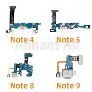 เครื่องชาร์จไมค์ดั้งเดิม USB Dock พอร์ตชาร์จเร็วสายดิ้นสําหรับ Samsung Galaxy Note 5 8 9 N950F N950N N950U N960F N960N N960U