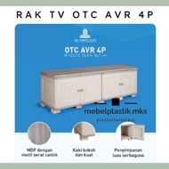 rak tv olymplast otc avr 4p lemari meja tv nakas bufet plastik 4 pint