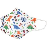 Skater - 高機能兒童立體口罩5個裝 (4歲以上) - 恐龍 平行進口