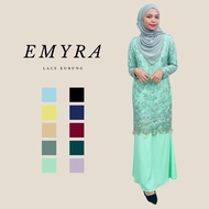 AYANNA | Emyra Lace Kurung Saiz Dewasa Budak Lace Depan Belakang Raya 2025 Sedondon Ibu Anak