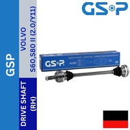 GSP DRIVE SHAFT (RH/LH) VOLVO S60,S80 II (2.0/Y11)