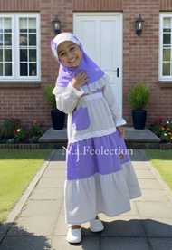 gamis anak perempuan canda warna/gamis anak terlaris canda