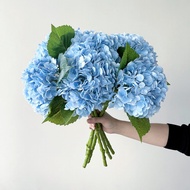 Ultra Realistic Hydrating Artificial Hydrangea Flowers for Home Decor, Real Touch Faux Hydrangea Bou