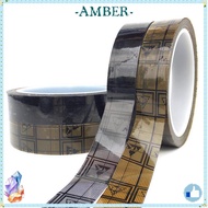 AMBER High Viscosity Tape Tape For Circuit Board Electrical Waterproof ESD Tape