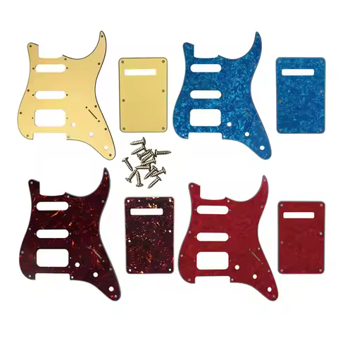 Fei Man - Custom Pickguard With Back Plate And 11 Screws, Fender Strat, USA And Mexican Standard, HS