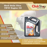 [Ready Stock!] Shell Helix Ultra 5W40 Engine Oil 4L Fully Synthetic Motor Oil