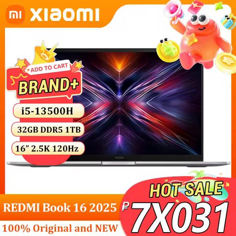 Xiaomi REDMI Book 16 2025 i5-13500H 32G 1TB 16inch 2.5K 120Hz Screen Gray