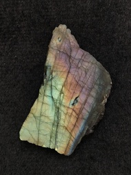 💜 หินลาบลาดอไลท์ ( Labradorite ) 27.5 กรัม ชิ้นตัดเเผ่น ขัดเรียบ ไม่ขัดเงา สีชัดมาก โทนหลากสีชัดๆ มีติดสีม่วงเล็กน้อย เหลือบเเสงสวยๆ