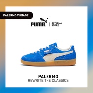 [NEW] PUMA Unisex Palermo Vintage Sneakers (Blue)