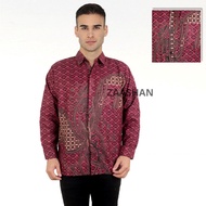 KEMEJA ZAASHAN MEN'S LONG-SLEEVED BATIK SHIRT | MODERN BATIK | M to XXL PART 1 baju batik lelaki kem