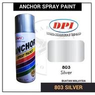 ANCHOR SPRAY PAINT STANDARD 803 Silver 400ML Bike Motor Metal Basikal Cat Can Tin Semburan 手摇喷漆罐