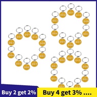 3 Packs Number Plate Number Tags Key Id Label Tags Id Tags Number Chains Key Ring Number Key Tags 1-