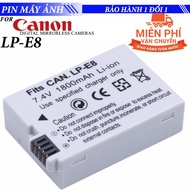 Pin Dành Cho Máy Ảnh Canon LP-E8 1800mAh - Canon 550D 600D 650D 700D X4 X5 X6i X7i T2i T3i t4i T5i