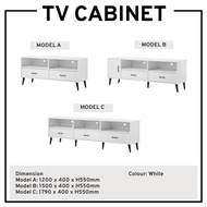 TV Cabinet TV Console Living Room Furniture TV Rack TV Stand White TV Cabinet 120CM 150CM 180CM