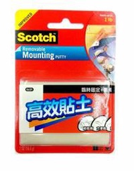 【低價王】Scotch 3M 860R 高效貼土 高效黏土 格拉貝特膠 重覆黏貼凹凸面專用 3M膠帶 3M膠水【黏土膠】