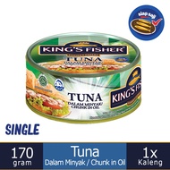 Myhomey King's Fisher Tuna in Vegetable Oil Tuna in Oil Tuna Meat Canned Food 170 g