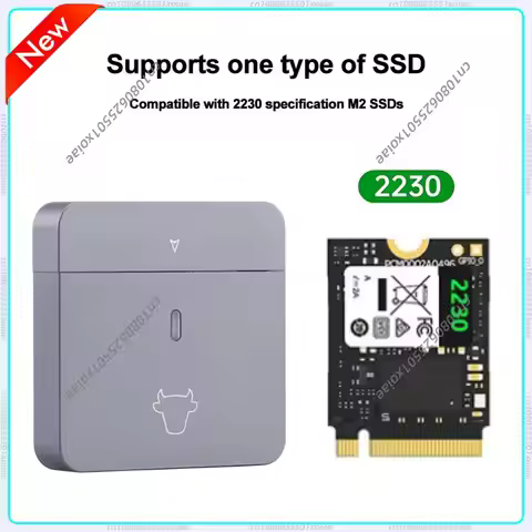 M.2 NVMe 2230 SSD Enclosure USB C Adapter 10Gbps USB3.2 Gen2 External Case Box for M2 2230 NVMe SN74