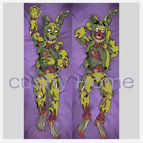 SFW William Afton Game Character Dakimakura Body Pillow Cover HD Print Premium Fabric Anime Fans Gif