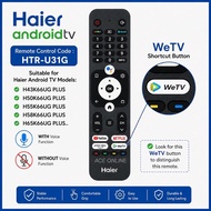 Haier android TV / Smart TV Remote Control HTR-U31W Compatible With H43K66UG PLUS H50K66UG PLUS H55K