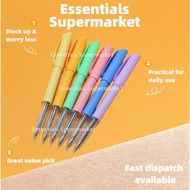 12pcs Youmei G-8023 Pastel Pen 0.5mm Cute Sign Pen Black Gel Pen Gift Set for Girls and Kids