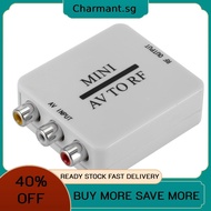 AV To RF Video Converter Mini HD Video Adapters Box Support 67.25/61.25MHz