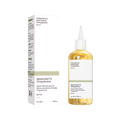 Glycolic Acid 7% Toning Solution To Remove Acne Moisturize Skin Rejuvenating Lotion Gentle Glycolic 