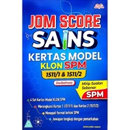 JOM SCORE SAINS KERTAS MODEL KLON SPM 1511/1 & 1511/2 (MAHIR)
