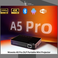 Wowoto A5Pro DLP Portable Smart LED Mini Projector Android 9.0 Pico Intelligent Projektor 1080P HD H