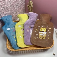 Manufacturer Supply Yongjian Medium Cartoon Offset Printing Hot Water Bottle Super Soft Hot Water Bo