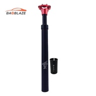 [Baoblaze] Bicycle Seatpost with Seatpost Adapter 27.2mm 30.4 mm Suspension Seatpost