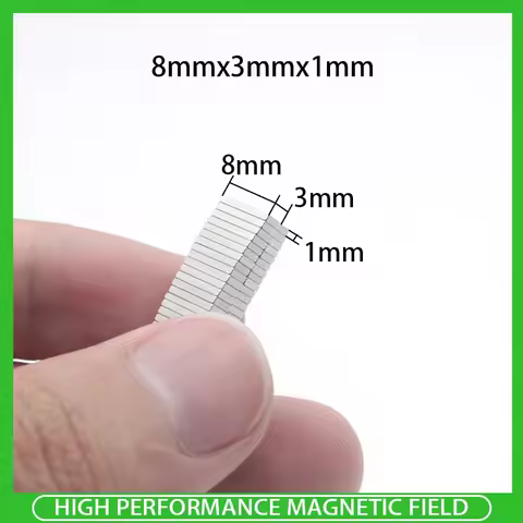 8x3x1mm Super Strong Square Magnet 8x3x1mm For Home Refrigerators, Offices DIY 8x3x1mm