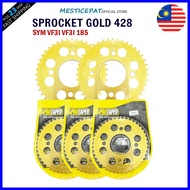 PROTAPER 428 HARDEN STEEL SPROCKET SPOKET GOLD SYM VF3I VF3I 185