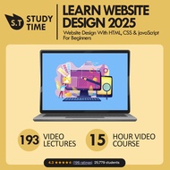 [Video Course] Website Design With HTML, CSS And JavaScript For Beginners