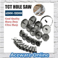 60mm-100mm TCT Hole Saw Carbide Tip TCT Drill Bit Hole Saw for Stainless Steel Alloy Steel Plate Alu